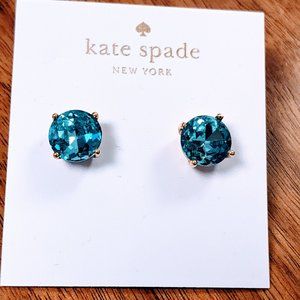 Beautiful Kate Spade Grace Blue Earrings NWT